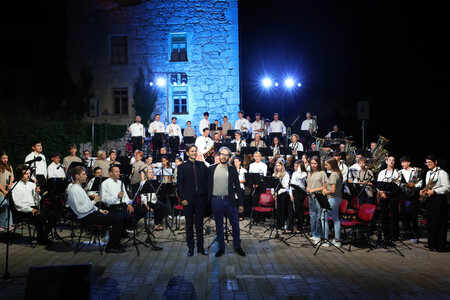 27. poletni večer ob Dnevu državnosti koncert Godbe Cerknica 50 Foto Ljubo Vukelič